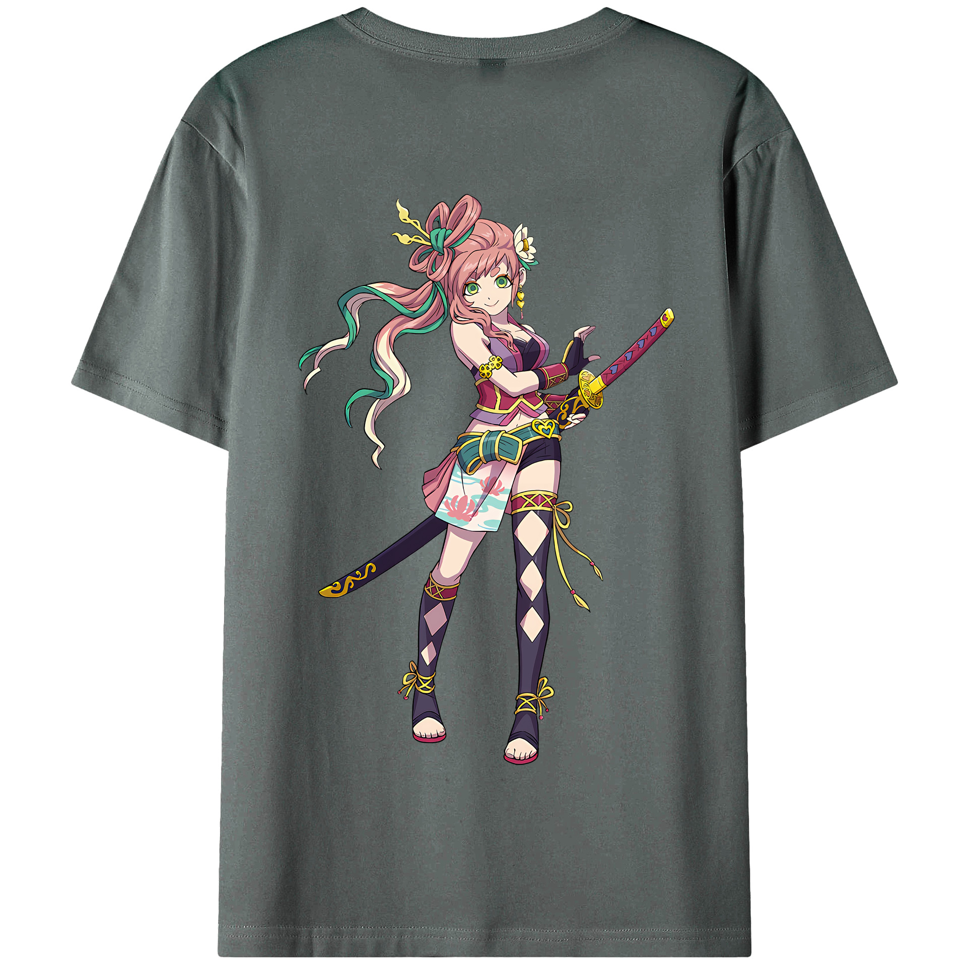 （画像用） 妖怪ウォッチ Yo-kai Watch 綿100％半袖Tシャツ（背面プリント）
